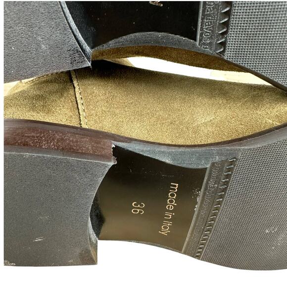 Cordani NWOB Bethanie Knee High Boot Sesame Suede Size 36 (US 6) Stretch Panel - Picture 7 of 8